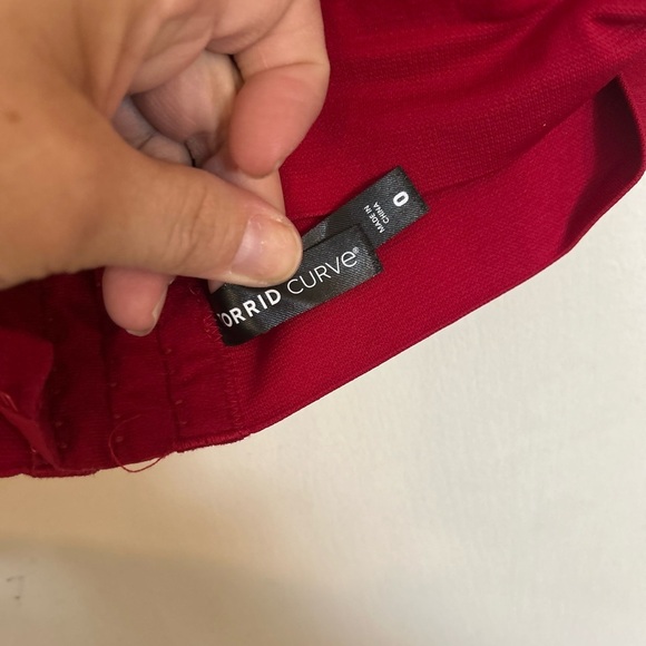 Torrid Curve Seamless Flirt Lace Back Padded No Wire Red Bralette Size 0, Large - Picture 4 of 5